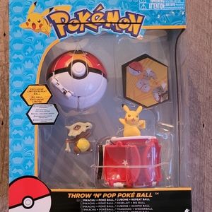 TOMI Pokémon + Cubone Throw "N" Pop Poké Ball